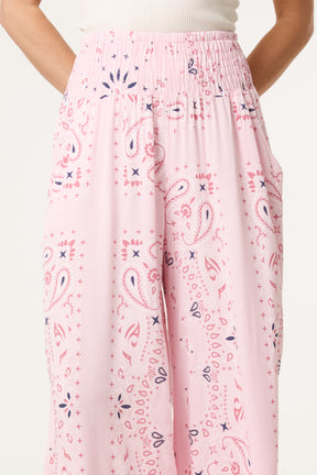 Bandana Wide Leg Pocket Trousers