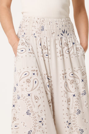 Bandana Wide Leg Pocket Trousers