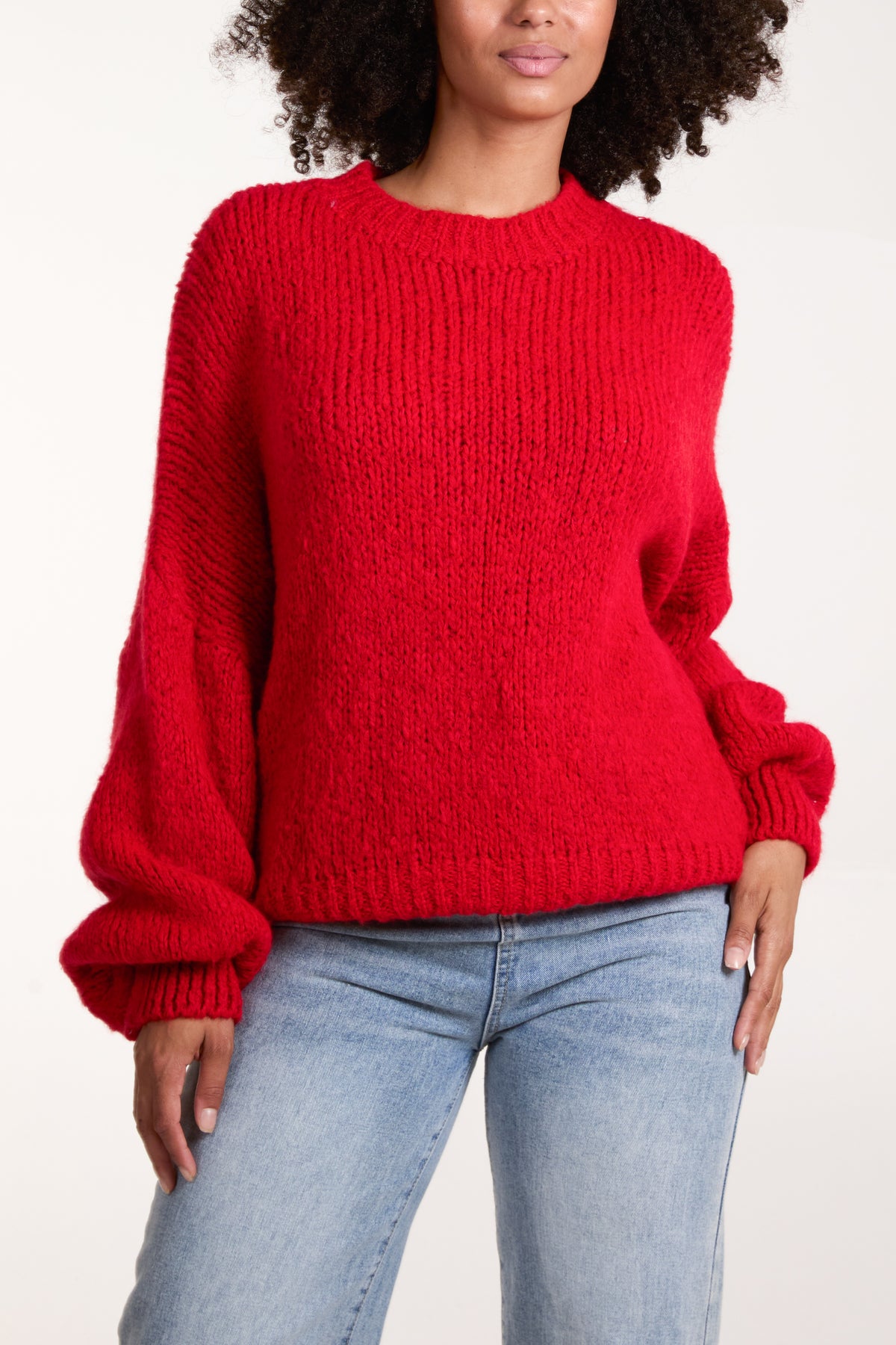 Soft Knit Wide Sleeve Jumper