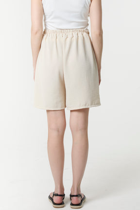 Relaxed Fit Pockets Bermuda Shorts