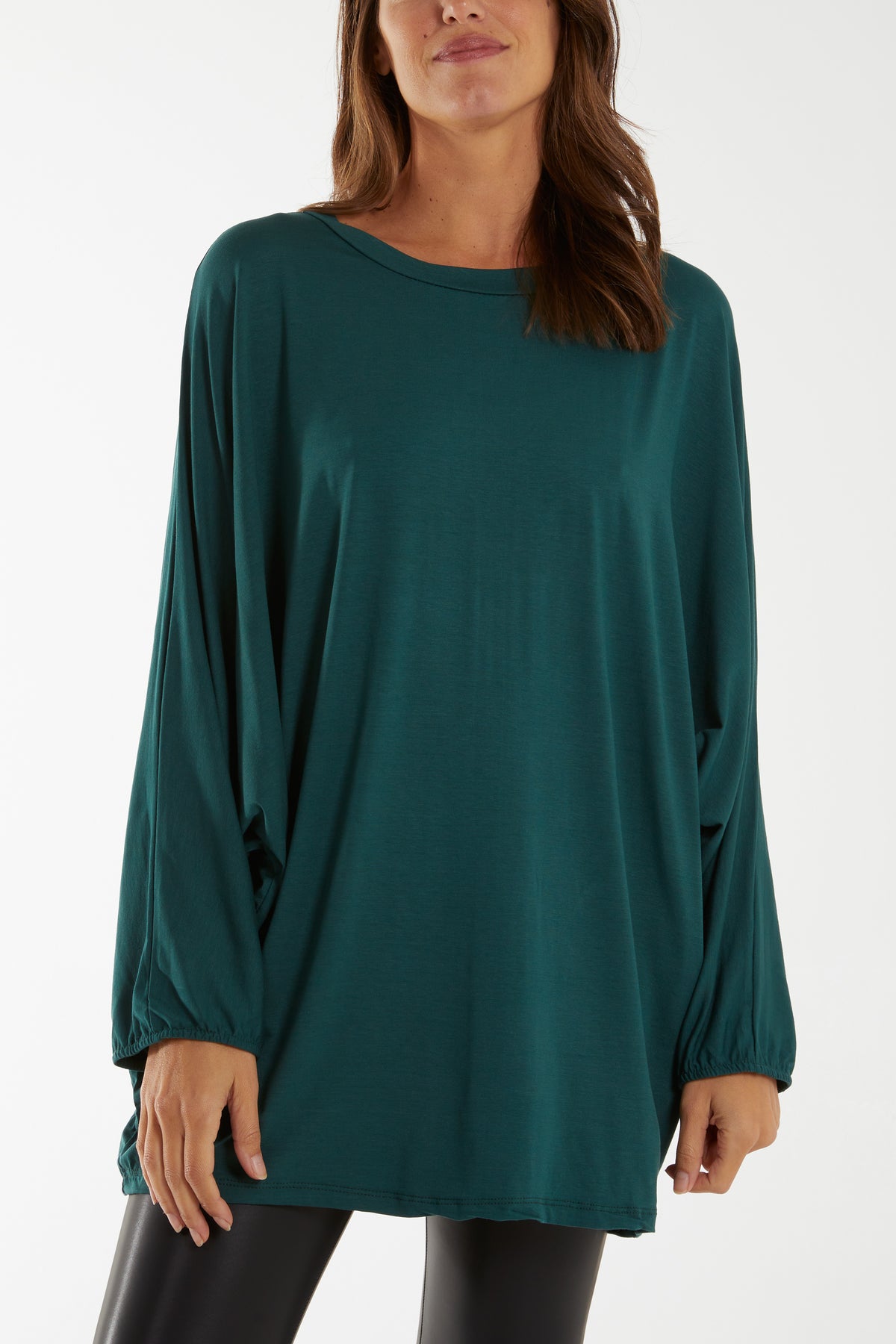 Batwing Long Sleeve Oversized Top