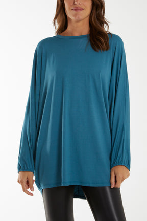 Batwing Long Sleeve Oversized Top