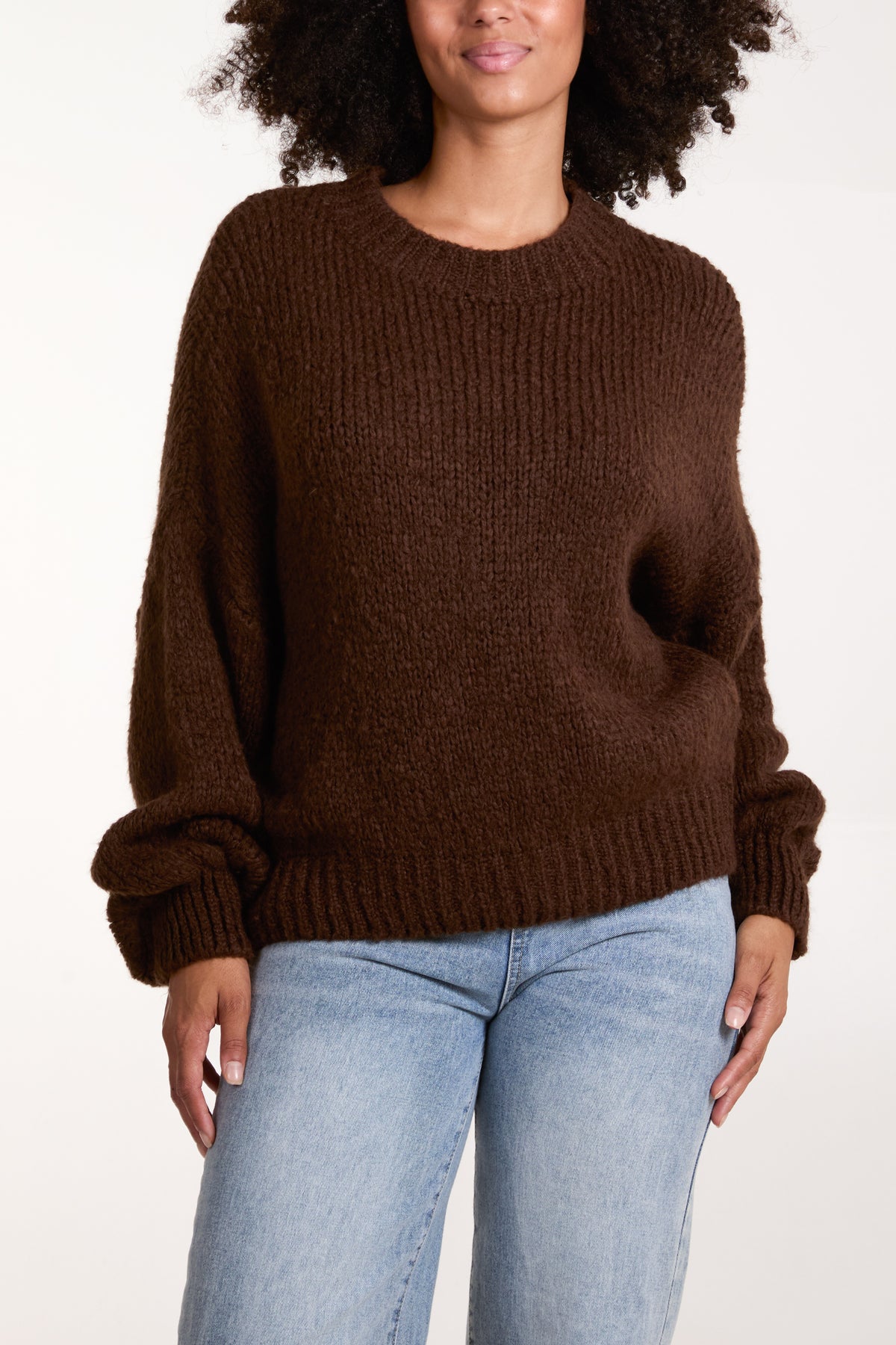 Soft Knit Wide Sleeve Jumper