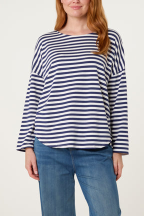 Striped Long Sleeve Top
