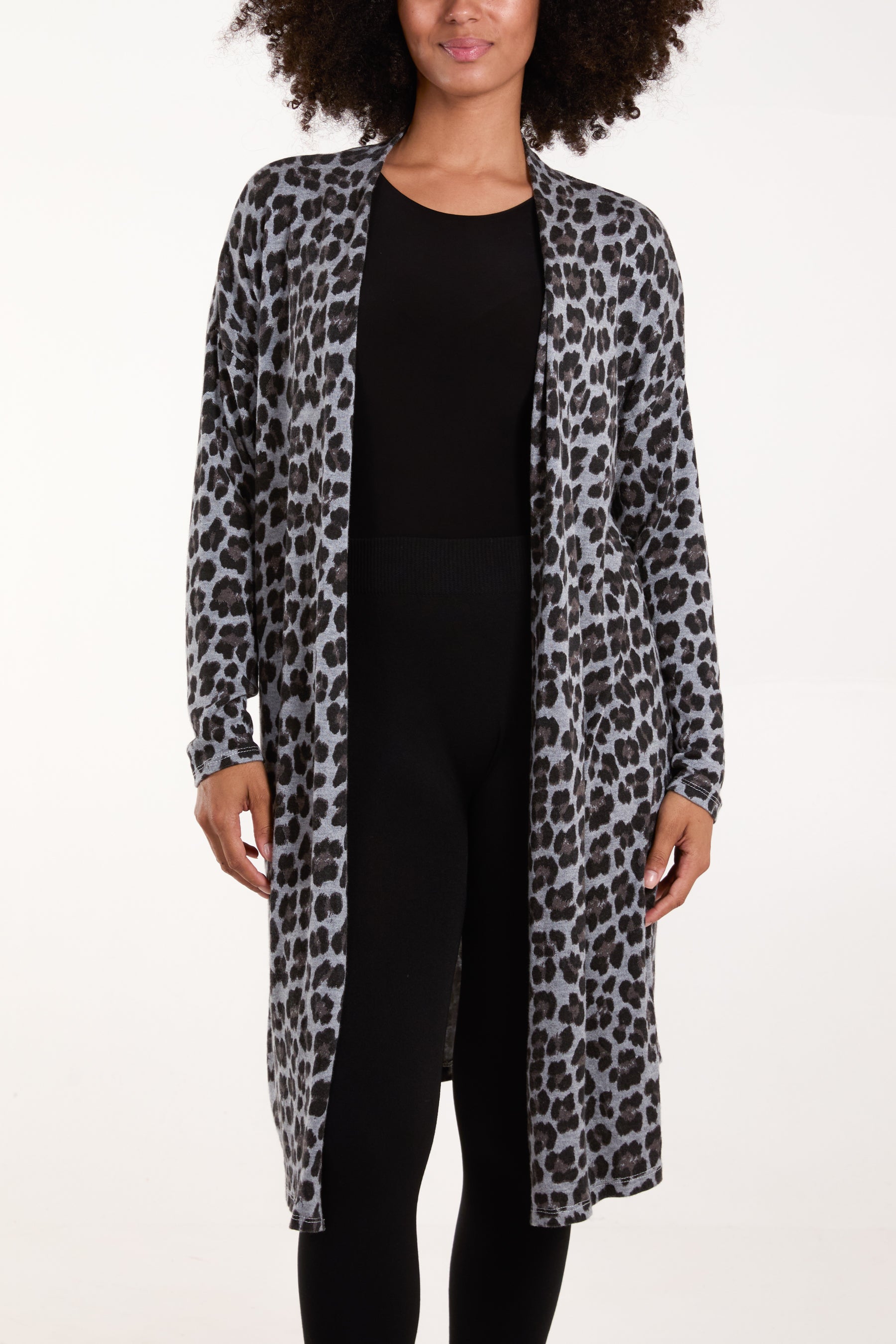 Leopard Longline Cardigan