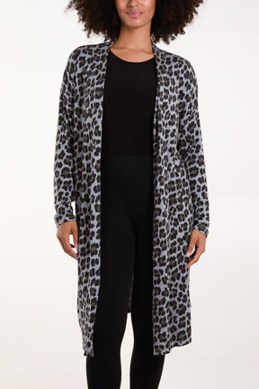 Leopard Longline Cardigan