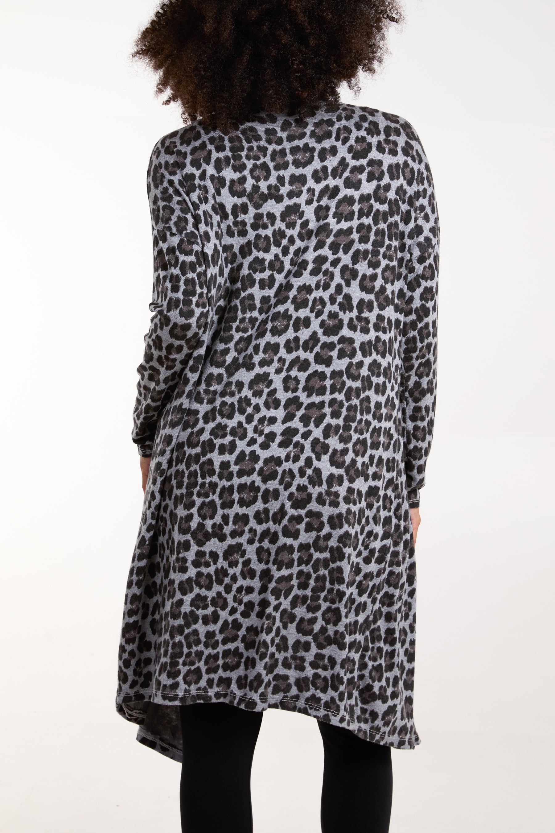 Leopard Longline Cardigan