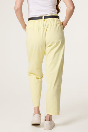 High Waisted Trousers with Belt