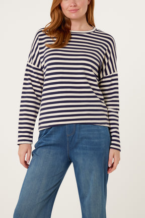 Colourful Striped Long Sleeve Top