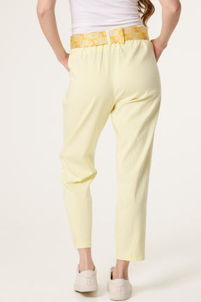 Pattern Belted Magic Trousers