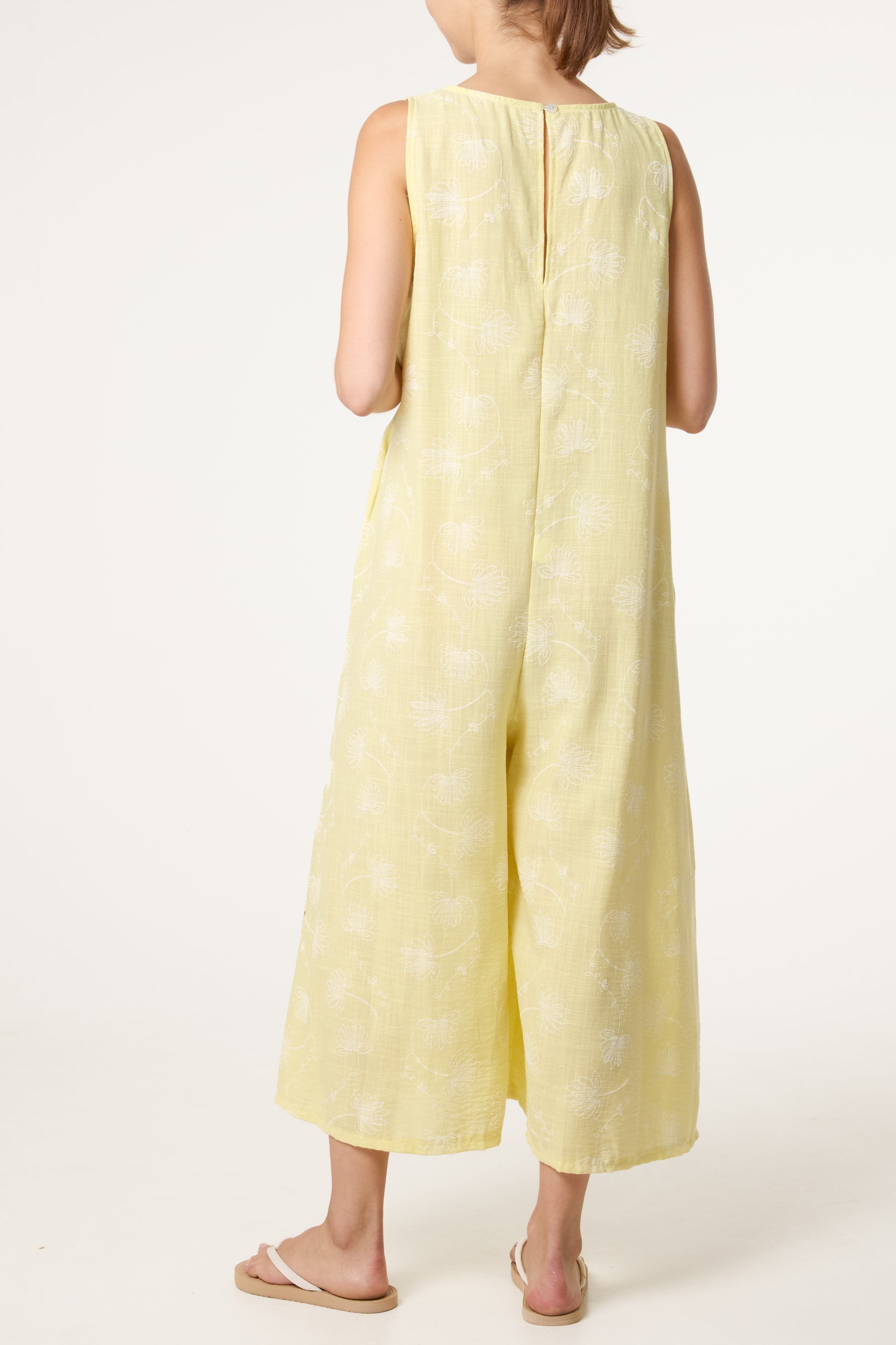 Leaf Print Jumpsuit
