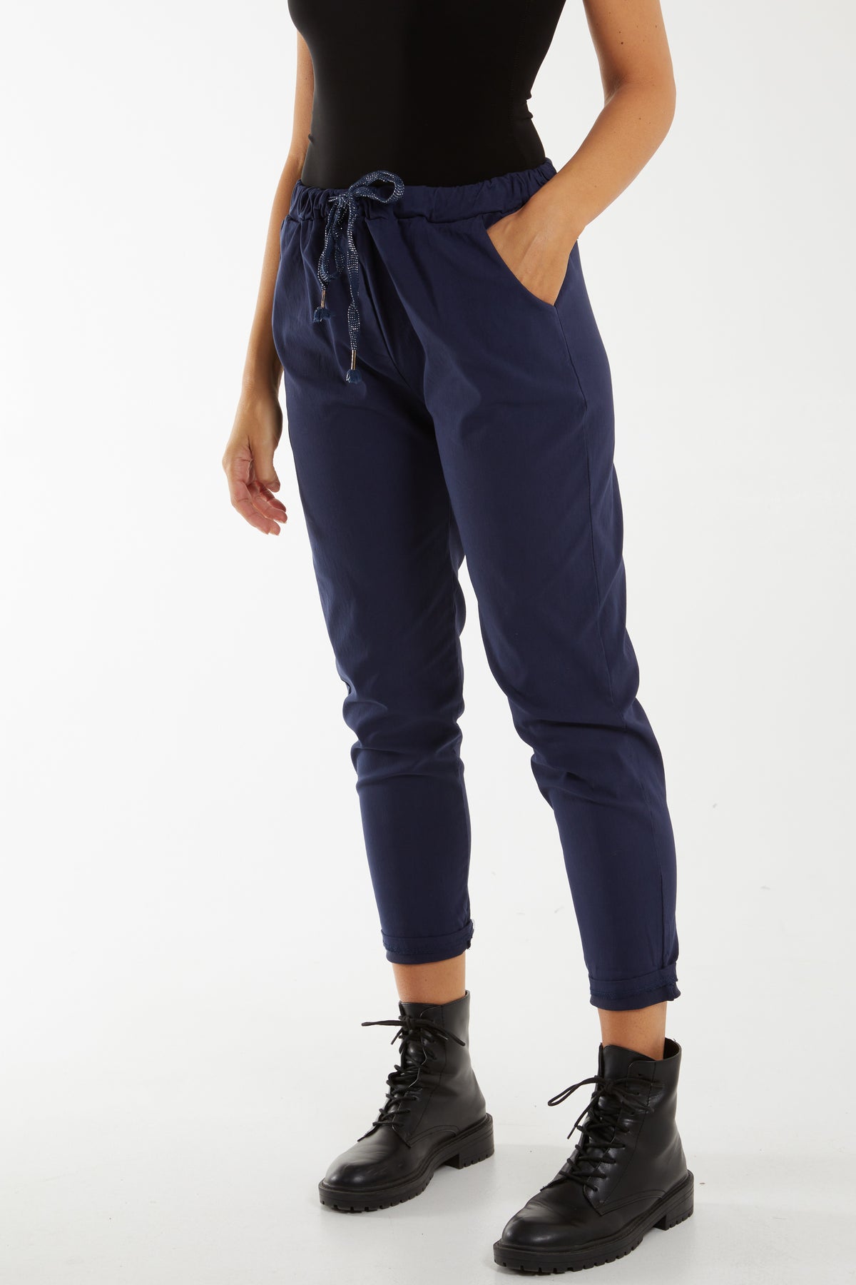 Magic Drawstring Relaxed Fit Trousers