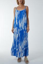 Tie Dye Cami Maxi Dress