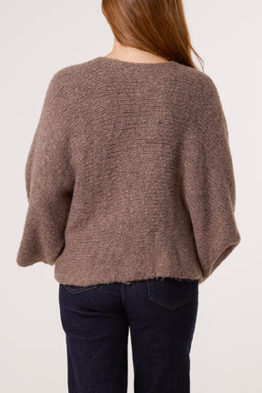 Bow Wool-Blend Jumper