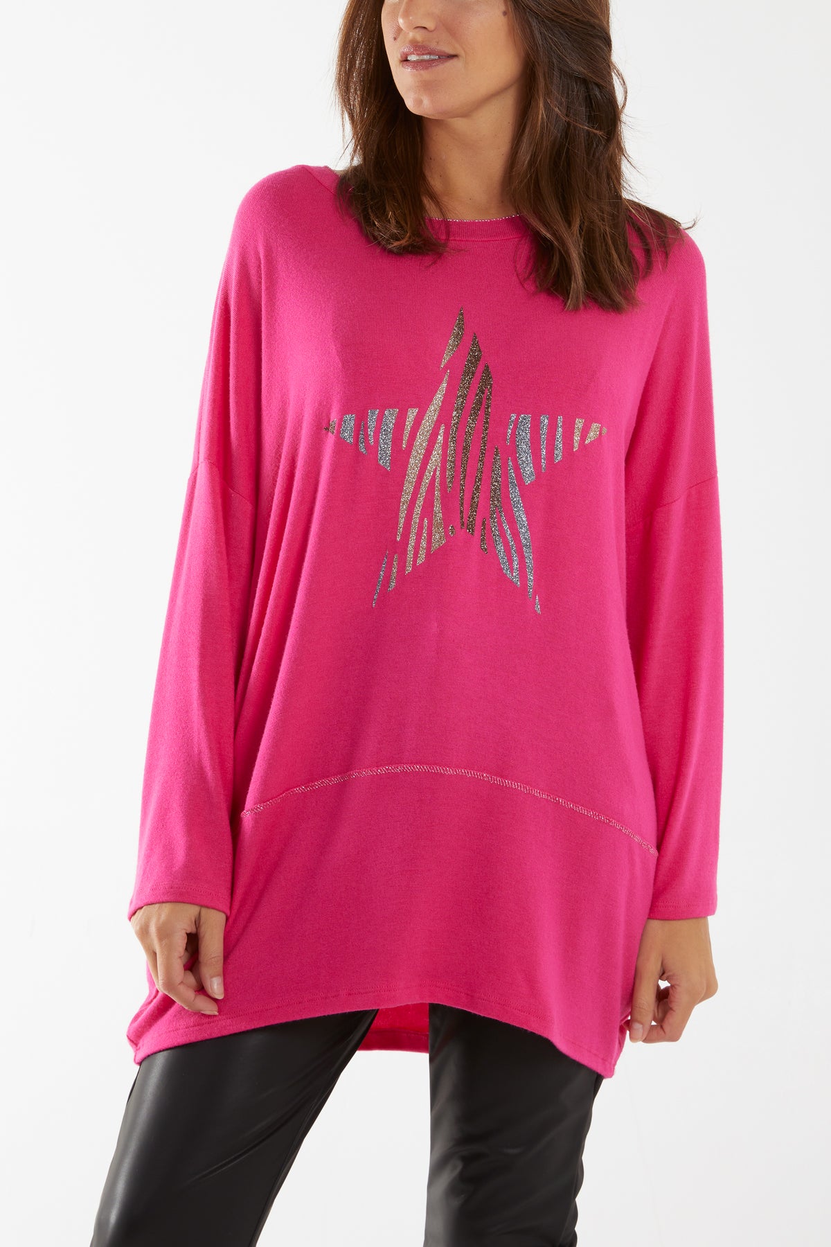 Glitter Star Fine Knit Jumper