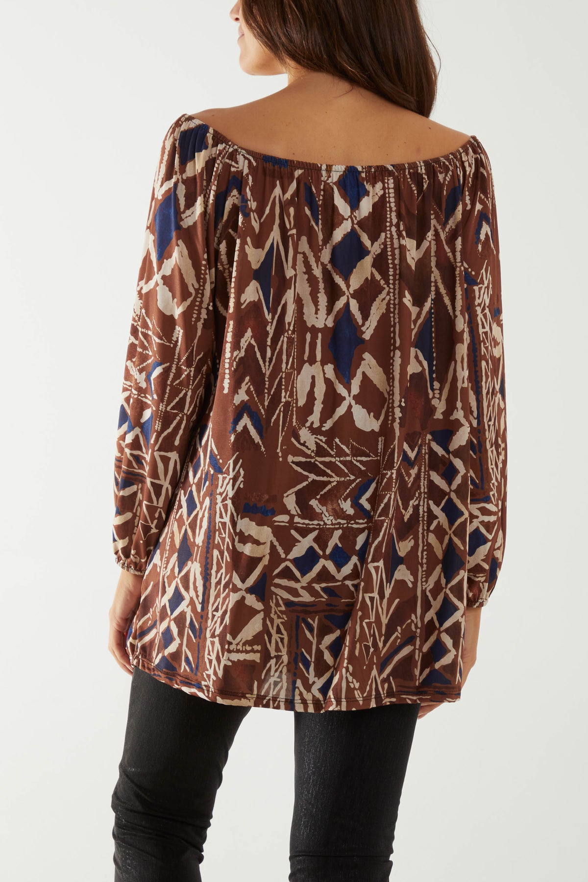 Tribal Bardot Dress