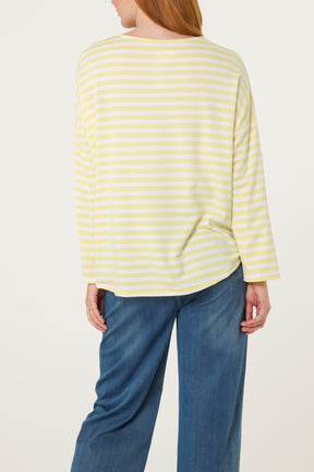 Striped Long Sleeve Top