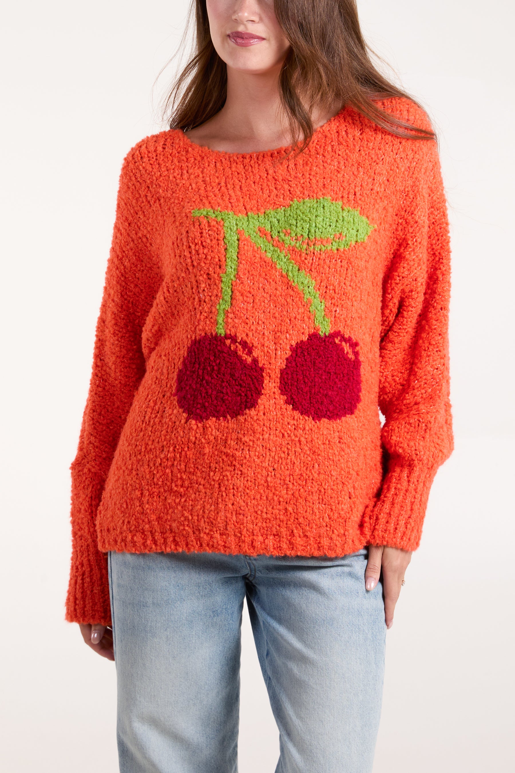 Cherry Soft Knit Jumper