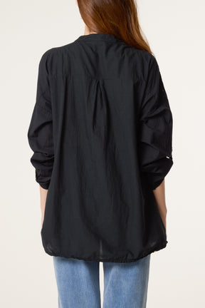 Broderie Anglaise Sequin Pocket Shirt