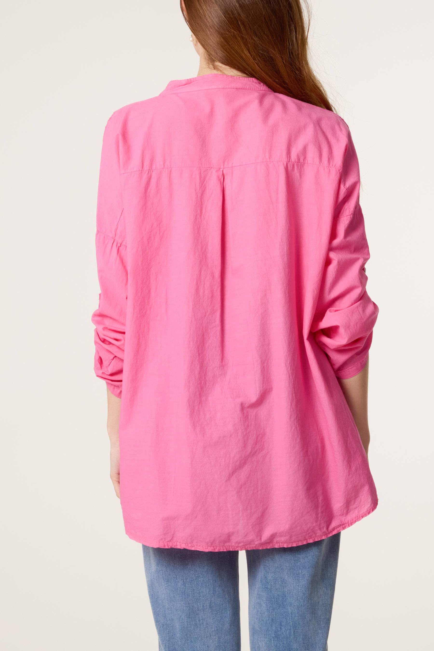 Broderie Anglaise Sequin Pocket Shirt