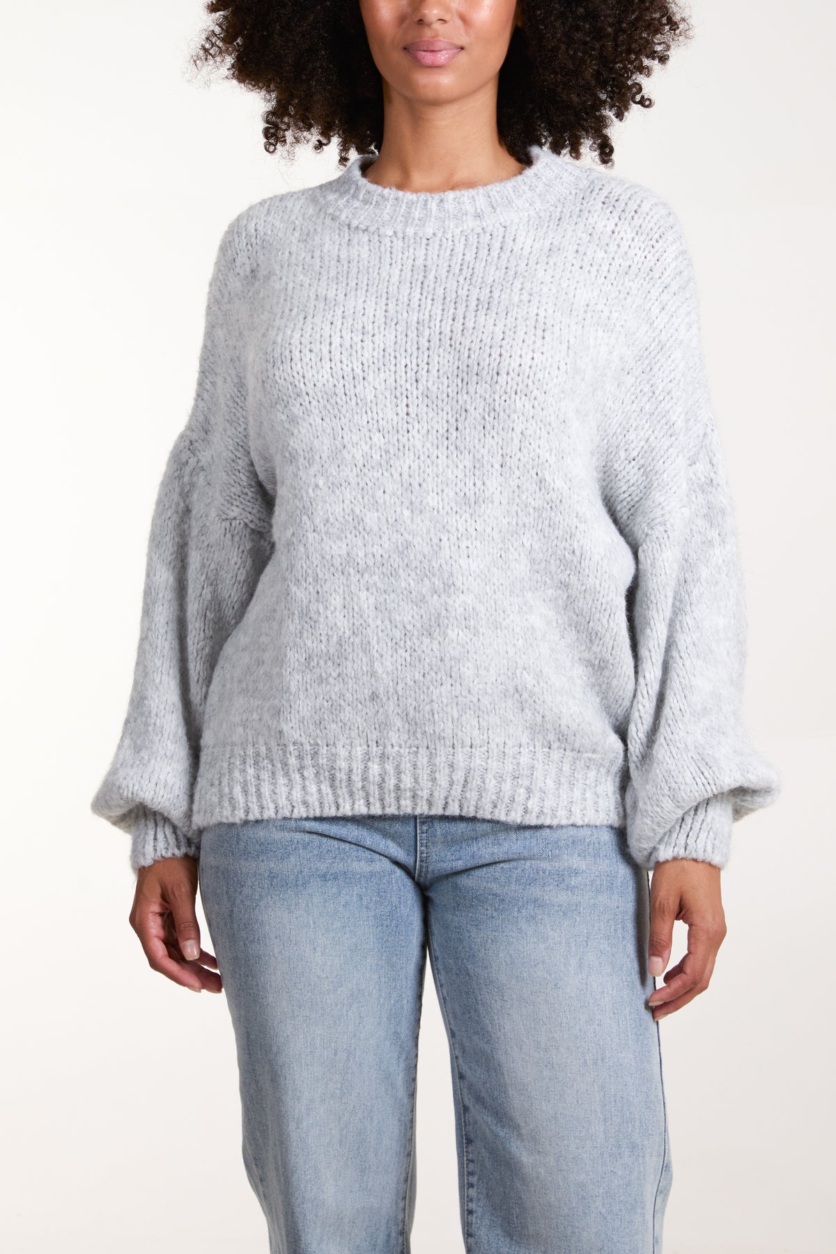 Soft Knit Wide Sleeve Jumper