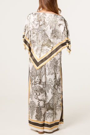 Scarf Top & Wide Leg Trousers Set