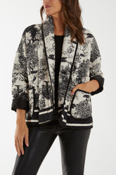 Tuile Du Jouy Quilted Jacket