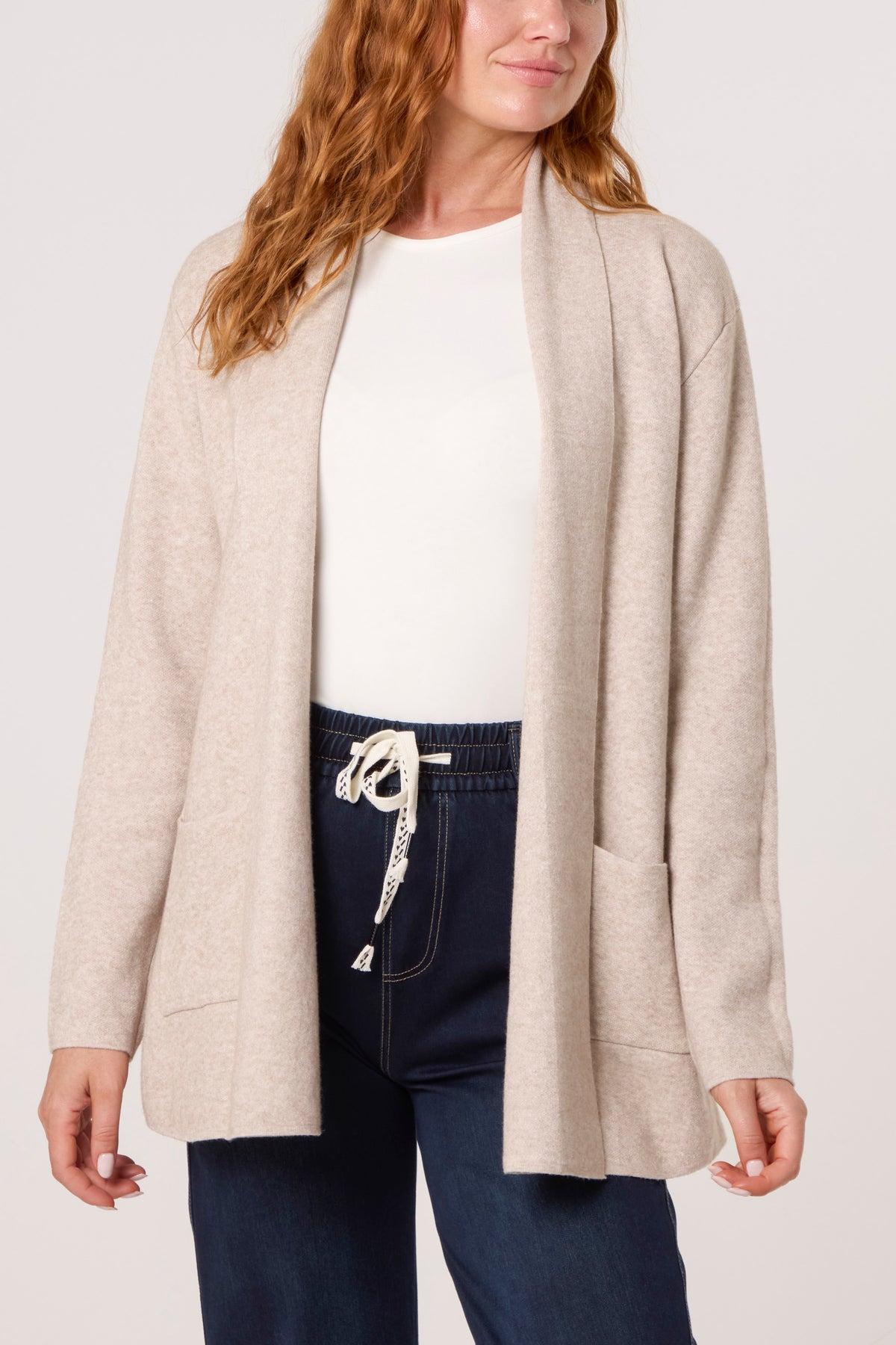 Pocket Detail Knit Cardigan