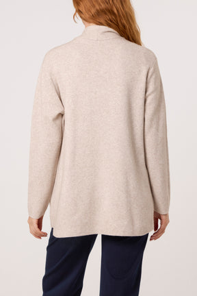 Pocket Detail Knit Cardigan