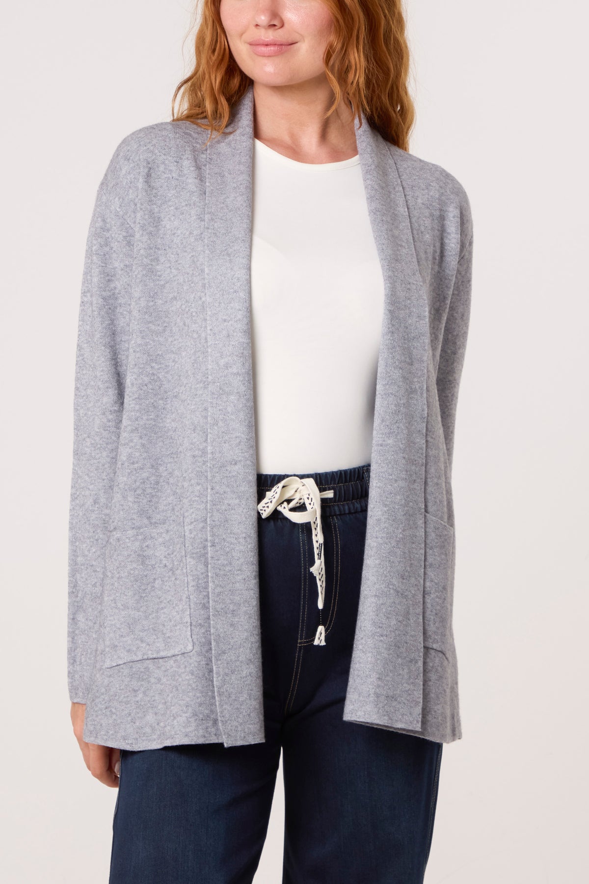 Pocket Detail Knit Cardigan
