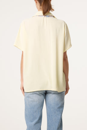 Scarf Tie Collar Shirt