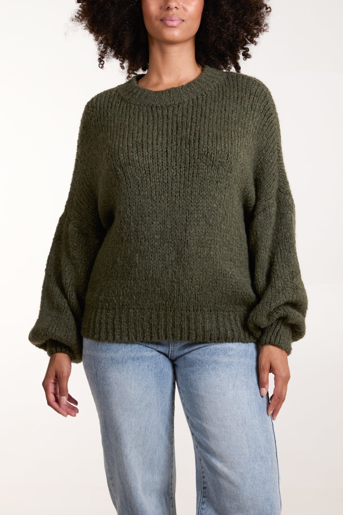 Soft Knit Wide Sleeve Jumper