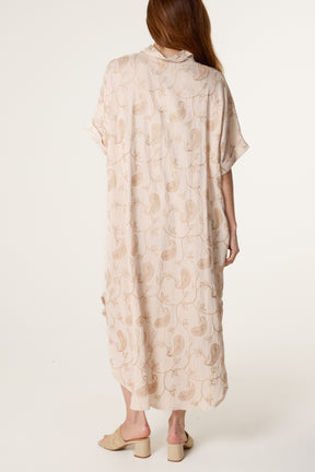 Paisley Embroidery Tunic Dress