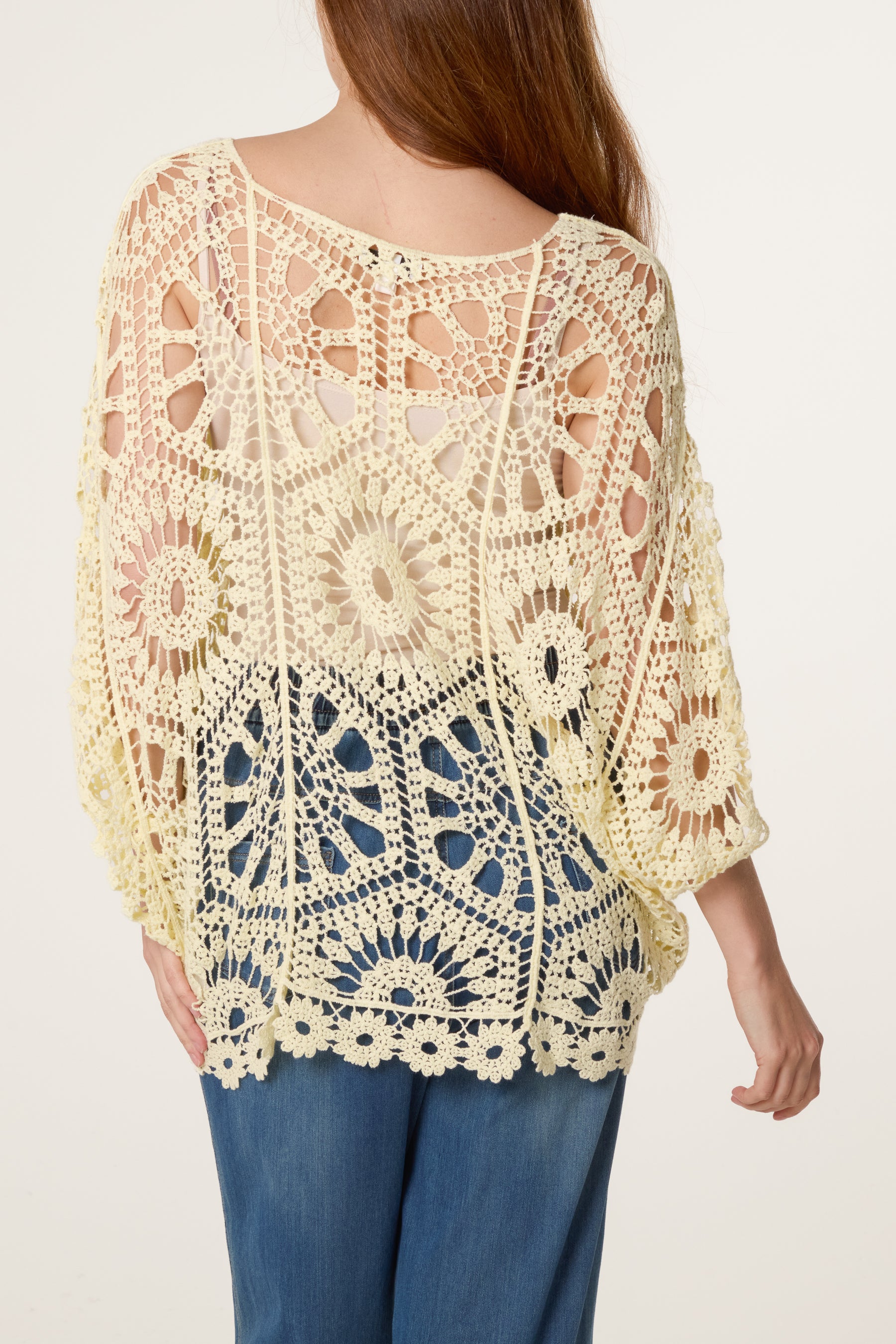 Mandala Flower Crochet Top