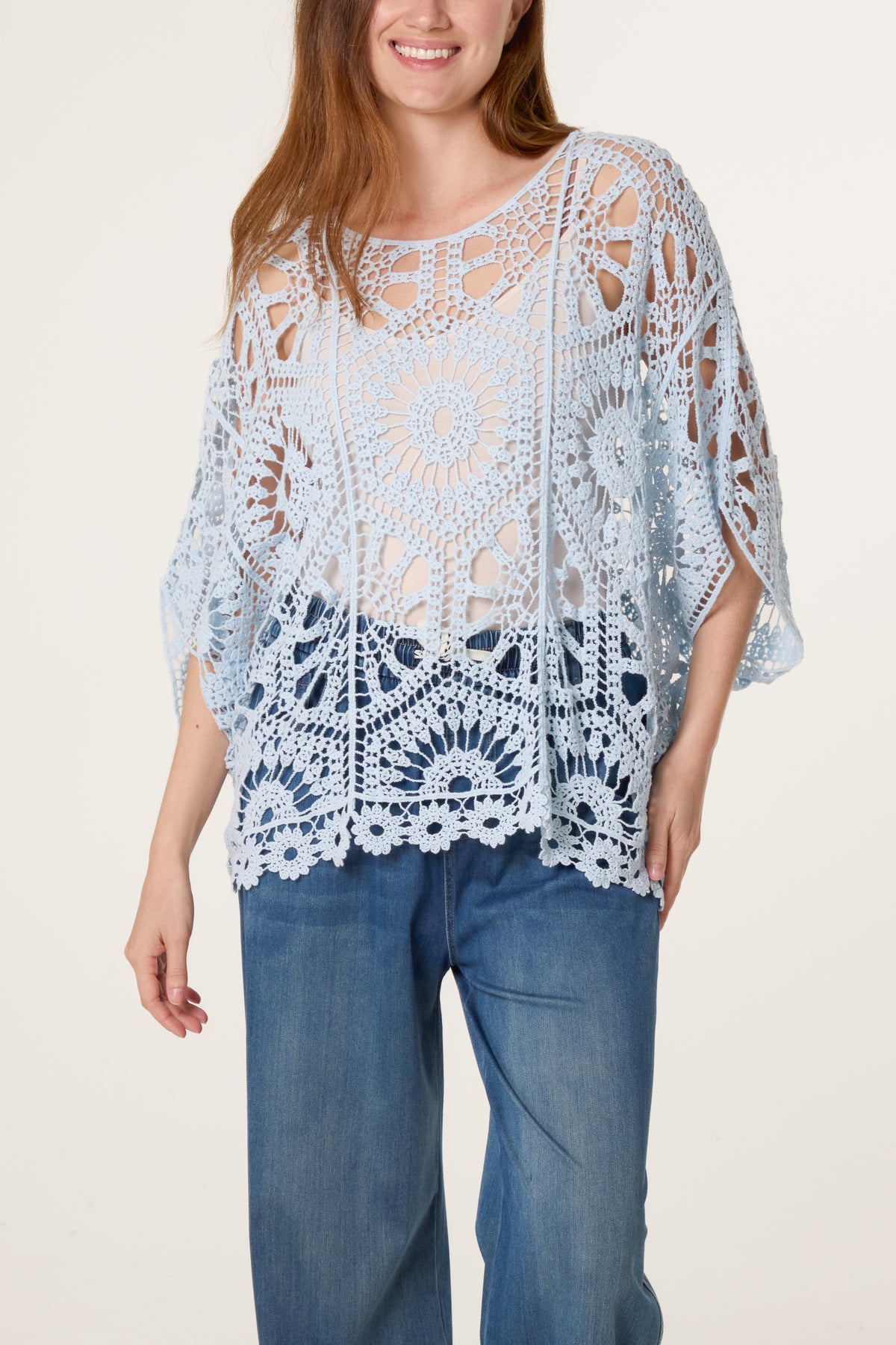 Mandala Flower Crochet Top