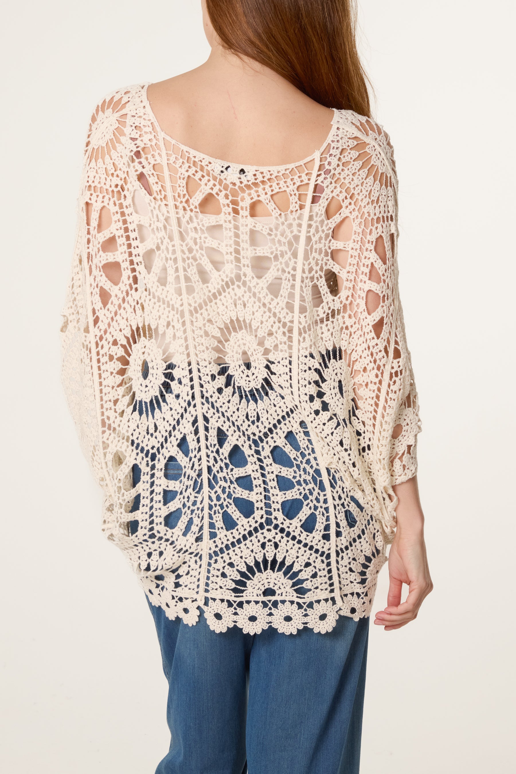 Mandala Flower Crochet Top