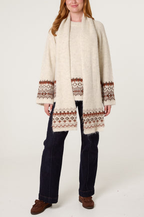 Scarf Knit Jumper