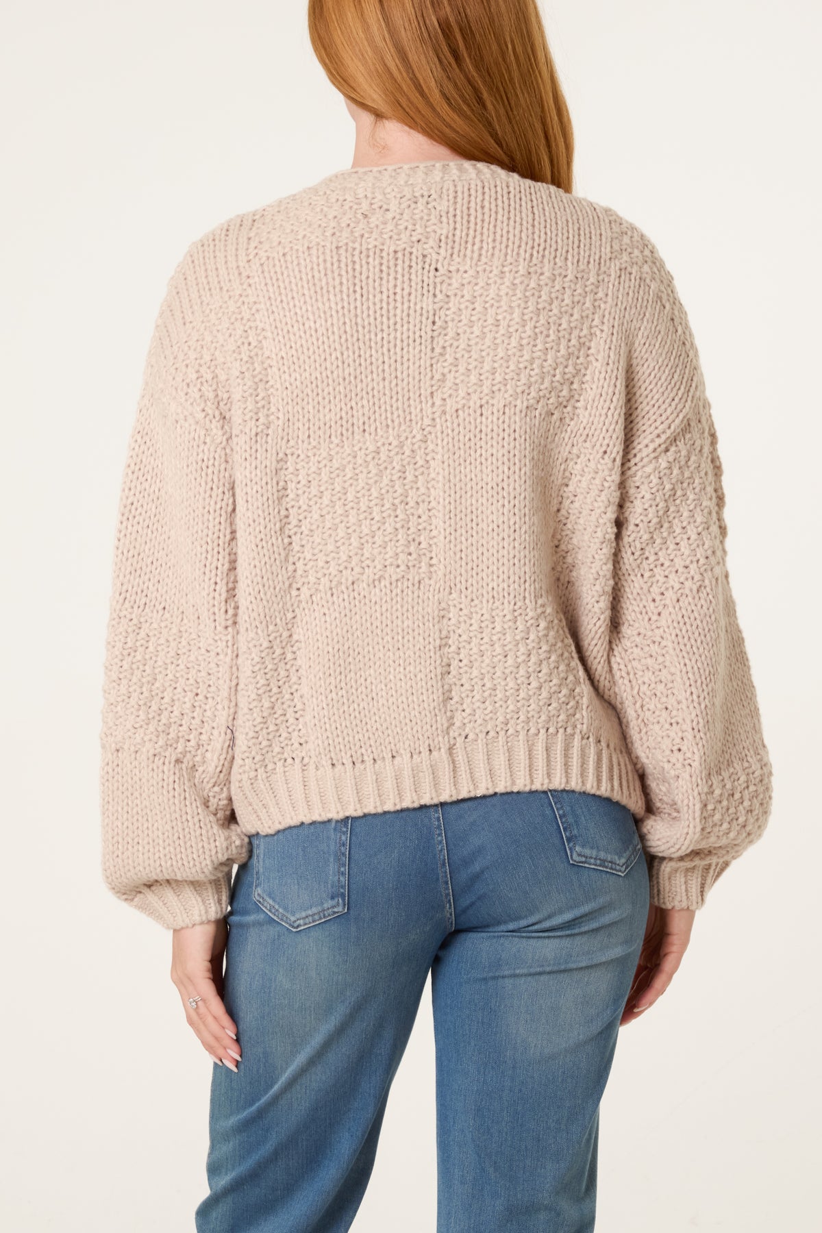 Flower Detail Knit Cardigan