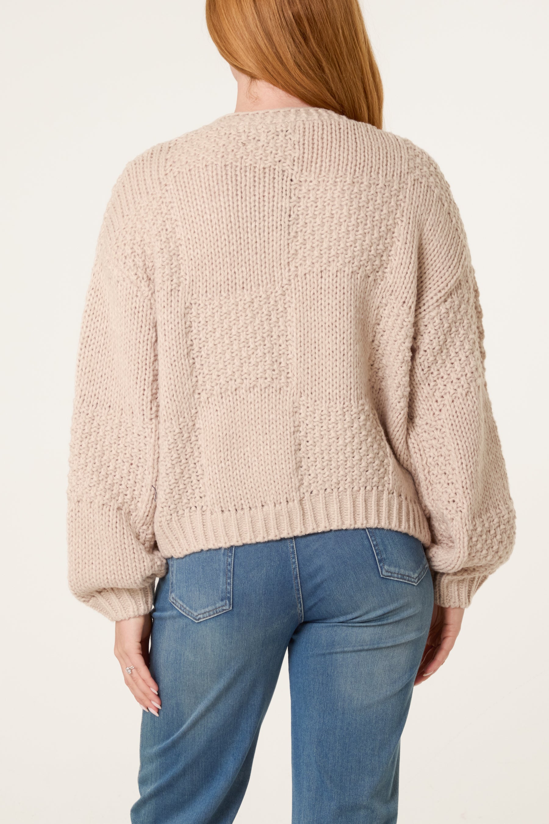 Flower Detail Knit Cardigan