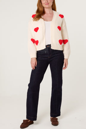 Heart Knitted Cosy Cardigan