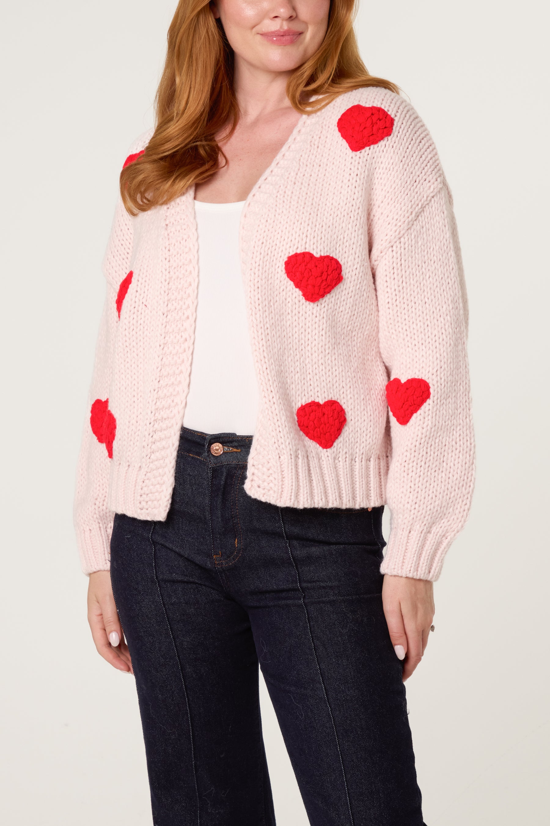 Heart Knitted Cosy Cardigan