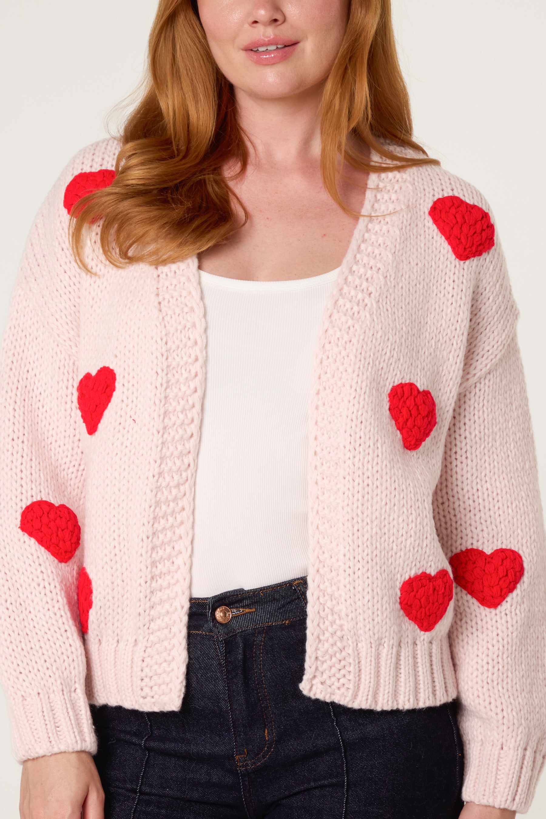 Heart Knitted Cosy Cardigan