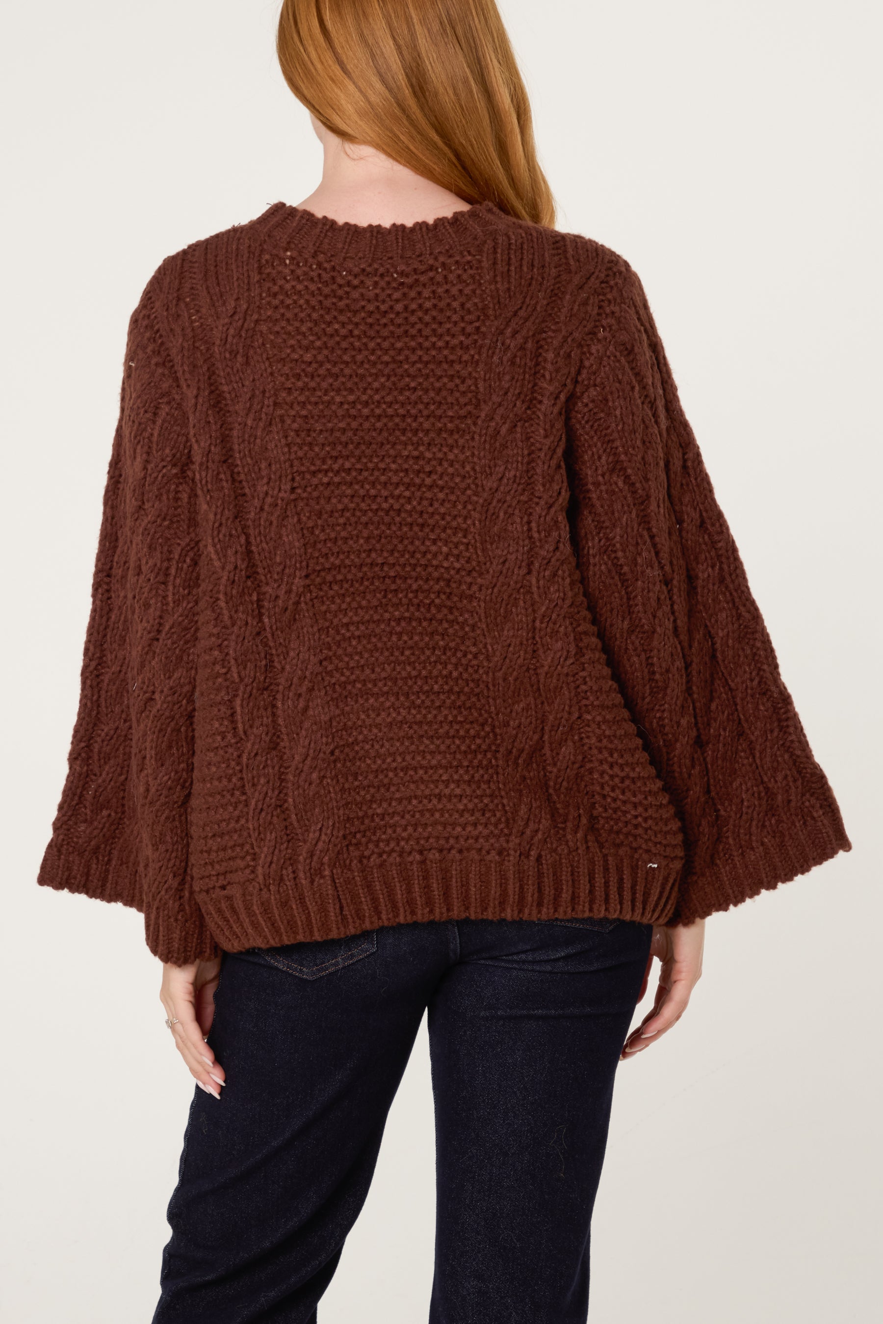 Essential Chunky Knit Round Neck Jumper