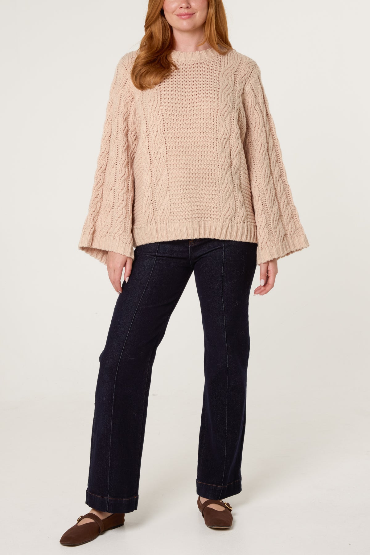 Essential Chunky Knit Round Neck Jumper