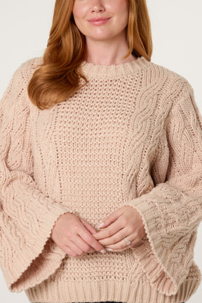 Essential Chunky Knit Round Neck Jumper