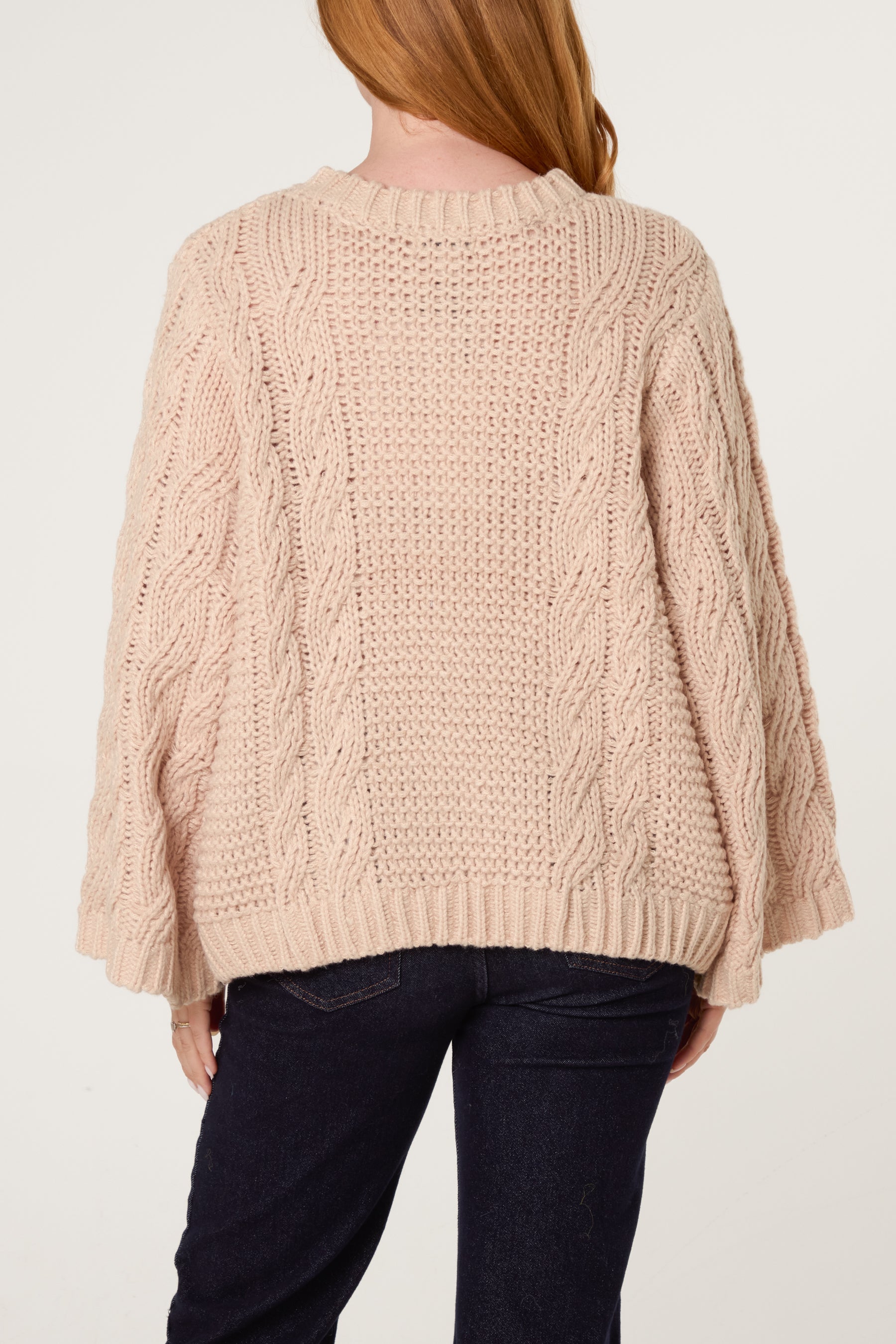 Essential Chunky Knit Round Neck Jumper