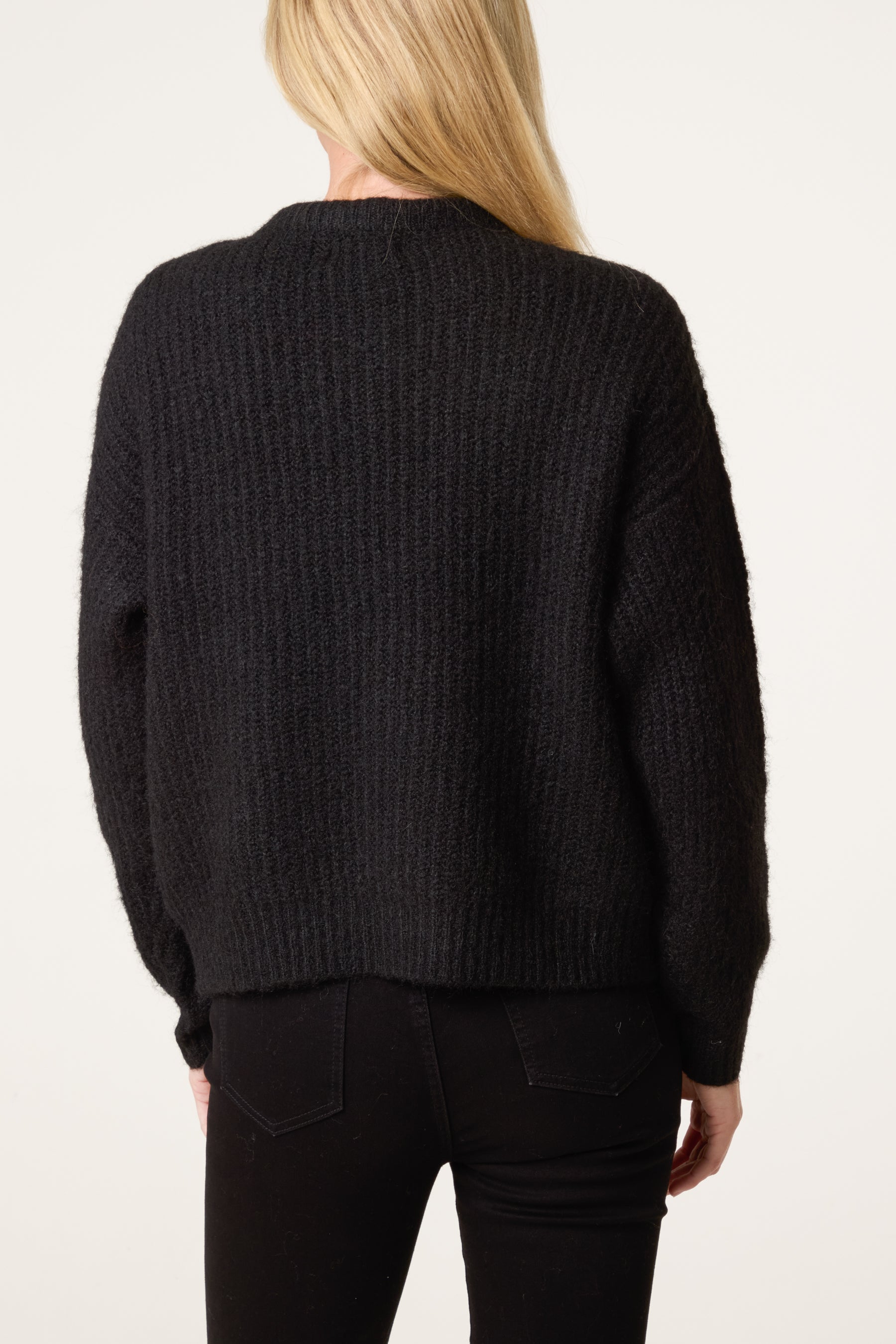 PolkaDot Bow Button Through Knitted Cardigan