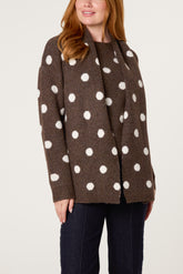 PolkaDot Scarf & Knit Jumper