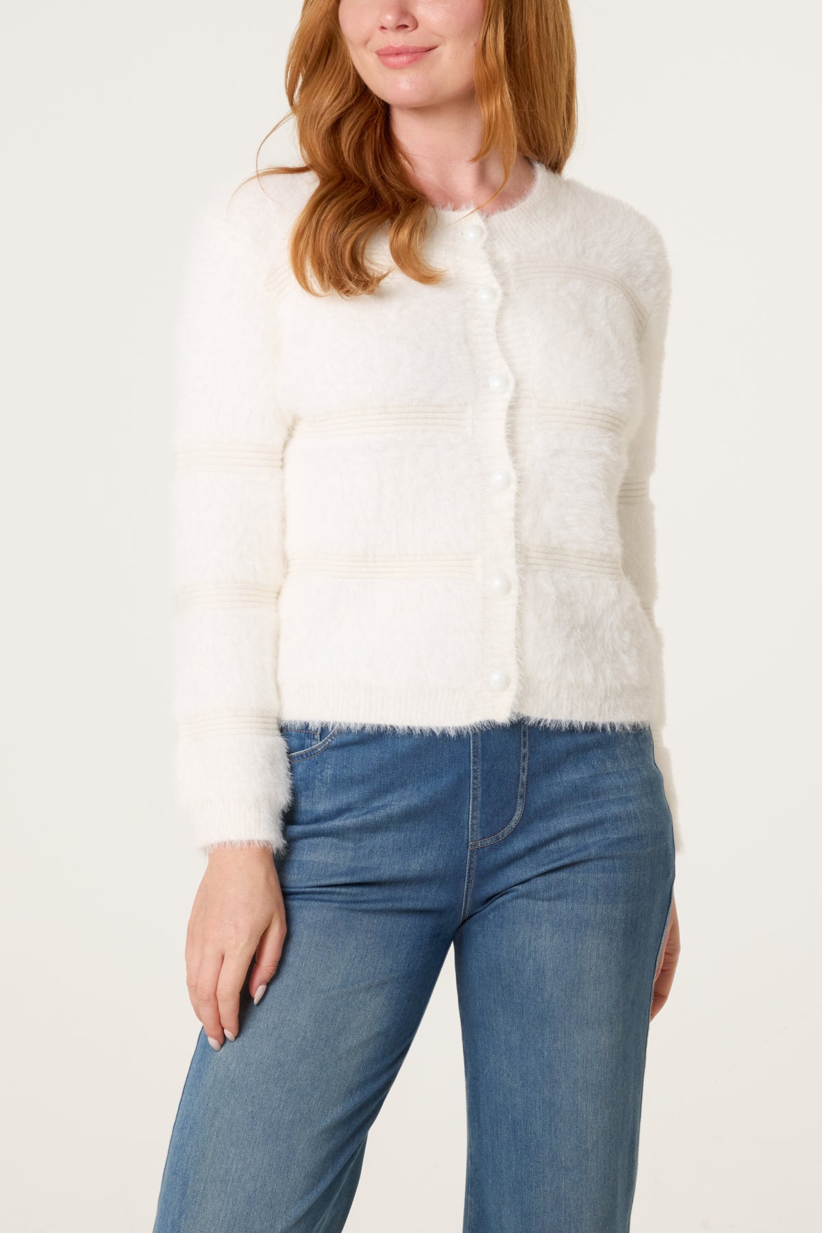 Soft Touch Button Through Cardigan