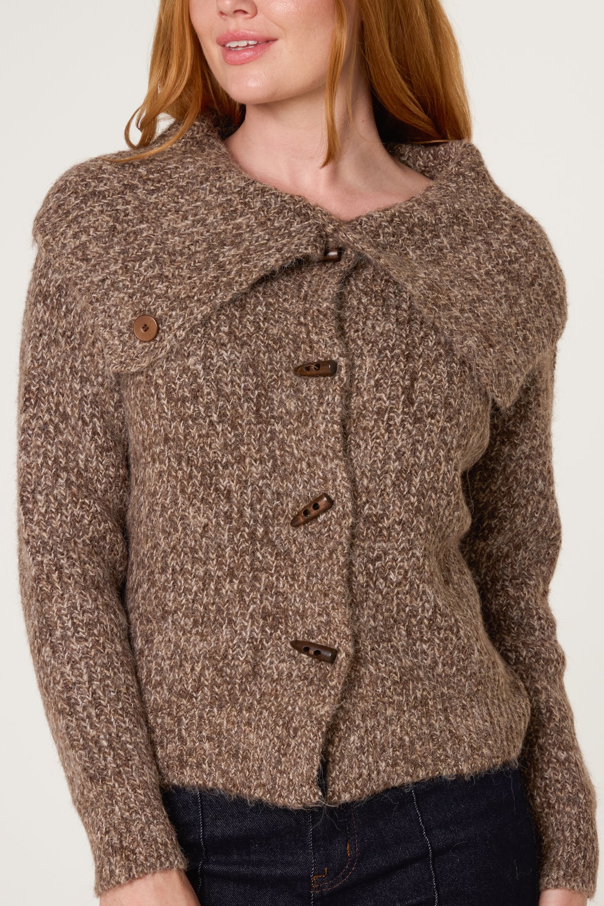 Button Through Knit Cardigan